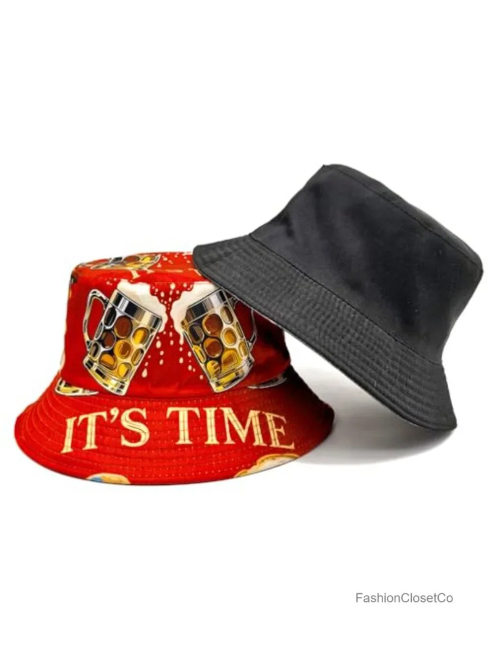 Reversible Packable Bucket Hat Summer Travel Sun Cap